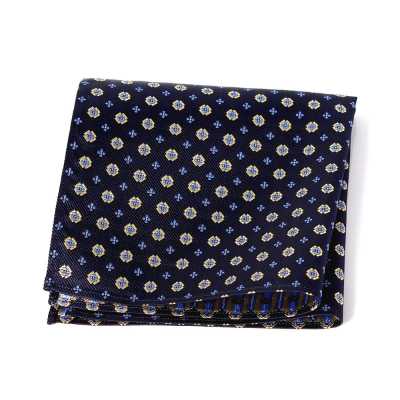 VCF-34 Pochette en tissu VANNERS, à motif, bleu marine