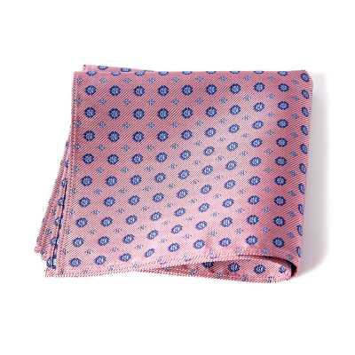 VCF-36 Pochette de costume, tissu VANNERS, à motifs, rose