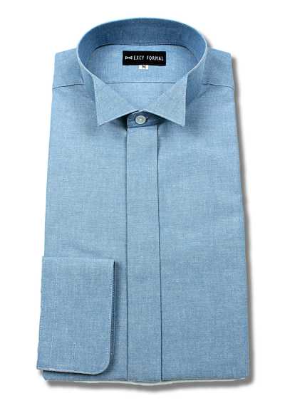 ST-511D Chemise en denim à col cassé