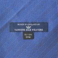 VAS-49 VANNERS Cravate Ascot En Soie à Chevrons Bleu[Accessoires Formels] Yamamoto(EXCY) Sous-photo