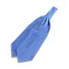 VAS-49 VANNERS Cravate ascot en soie chevron bleue