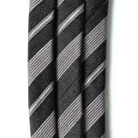 VAS-50 VANNERS Soie Ascot Tie Stripe Noir[Accessoires Formels] Yamamoto(EXCY) Sous-photo