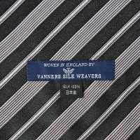 VAS-50 VANNERS Soie Ascot Tie Stripe Noir[Accessoires Formels] Yamamoto(EXCY) Sous-photo