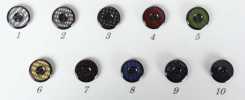 ファイバー Boutons en polyester fabriqués au Japon pour costumes et vestes