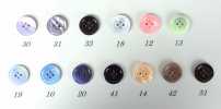 BP17S Boutons en coquillage naturel fabriqués au Japon pour costumes et vestes