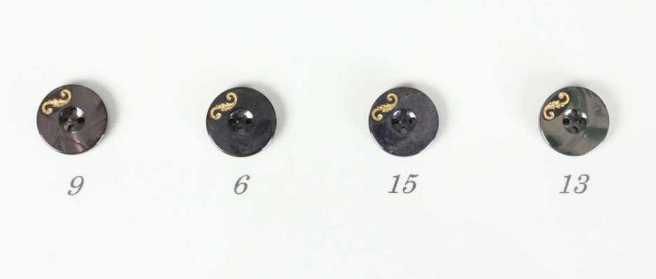 シーホース Boutons en polyester fabriqués en Italie pour costumes et vestes