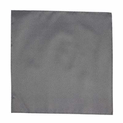 CF-02 Pochette de costume jacquard polyester grise