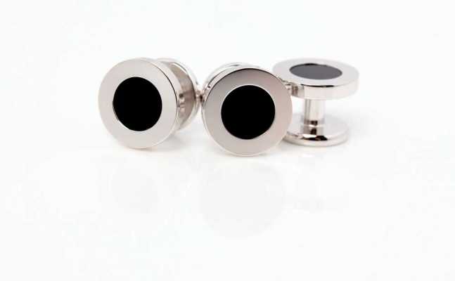 CU925-2G-S EXCY LEGEND Bouton clou en argent massif Onyx