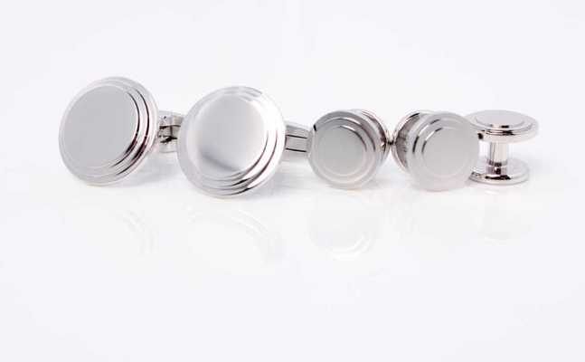 CU925-3G EXCY LEGEND Coffret boutons de manchette et boutons de chemise en argent sterling Staya
