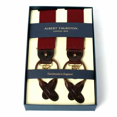AT-WINE-XL ALBERT THURSTON Élastique bordeaux 35 mm Taille XL