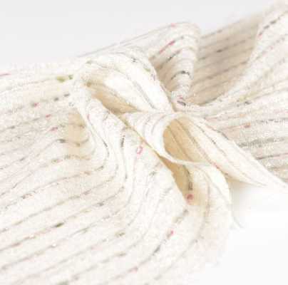 Z7544 LINTON Linton Tweed Fabriqué En Angleterre Textile Blanc X Rose X Gris LINTON Sous-photo