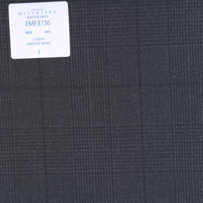 Collection Masterpiece Savile Row Yarn Count Series Glen Check Gris
