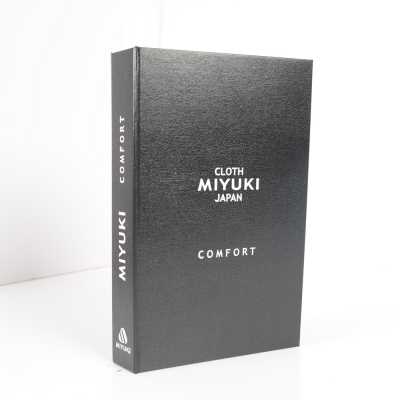 JMD10080 Collection Activa Textile Naturel Stretch Infroissable Shadow Stripe Charcoal Heaven Grey Miyuki Keori (Miyuki) Sous-photo