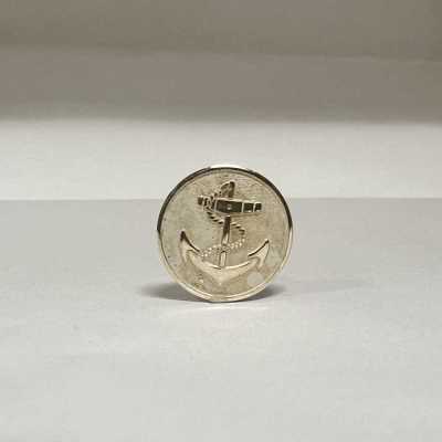UK22 Firmin&Sons Bouton métallique pour costumes et vestes, argent