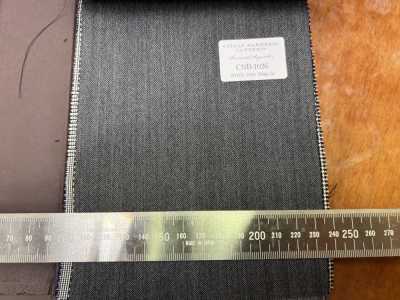 CNB1026 CANONICO Standard Super110's PERENNIAL Rayure ombrée grise