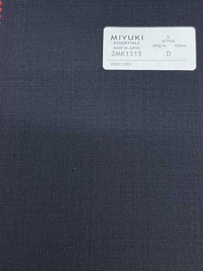 2MK1315 26SS MIYUKI Tissu MIYUKI ESSENTIALS ACTIVA uni marine
