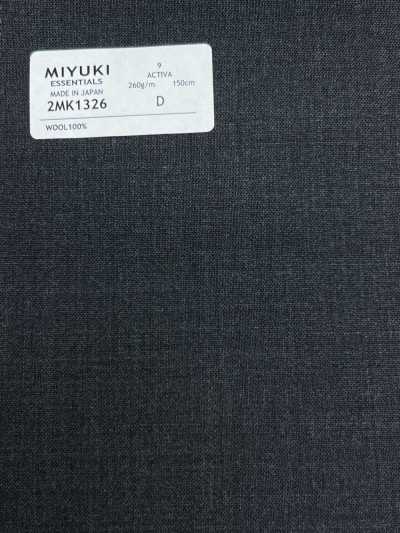 2MK1326 26SS Tissu Miyuki MIYUKI Essentials ESSENTIALS ACTIVA gris anthracite uni
