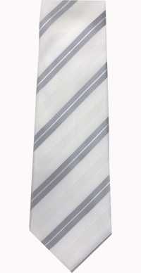 NE-404 Cravate à Rayures Blanches Tissées Nishijin[Accessoires Formels] Yamamoto(EXCY) Sous-photo