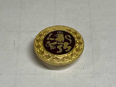 M18 Bouton en métal fabriqué au Japon pour costumes et vestes, doré