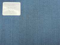 14CN-1502 CANONICO LAINE & SOIE DOUBLE CHAÎNE Chevrons Bleu[Textile] Sous-photo