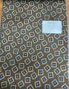 URJ-062 Fabriqué En Italie 100 % Cupra Doublure Imprimée Motif Boîte Marron