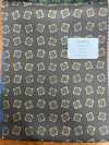 URJ-072 Doublure Italienne 100 % Cupro Imprimée, Petit Motif Floral, Marron