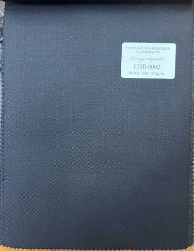 CNB0002 CANONICO Standard Super 150's REVENGE bleu marine foncé uni