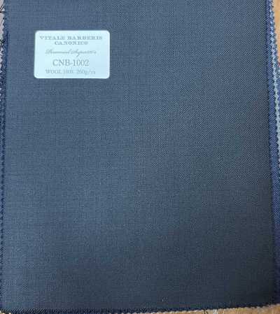 CNB1002 CANONICO Standard Super110's PERENNIAL bleu marine foncé uni