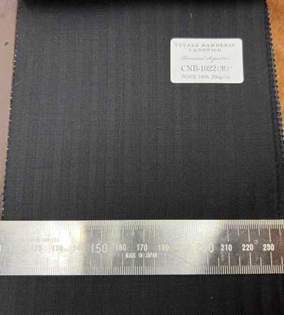 CNB1022 CANONICO Standard Super 110's PERENNIAL rayure ombre noire