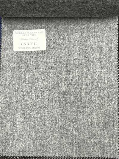 CNB2011 CANONICO (Canonico) Flanelle de laine standard, gris clair, uni