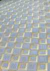 AI-5 Motif à carreaux jacquard en soie gris [Outlet]