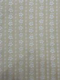 AI-6 Soie Jacquard Motif Floral Beige [outlet][Textile] Yamamoto(EXCY) Sous-photo