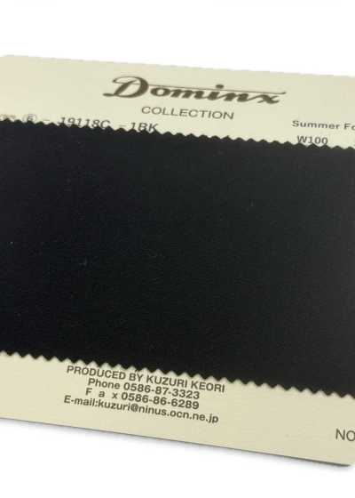 19118A-1BK Collection formelle DOMINX Standard SP100's + cachemire Tassar noir