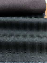 49578 Chambray Entrelacé En Soie Et Laine, Rayures Alternées Toutes Saisons[Textile] Kunishima Co., Ltd. Sous-photo