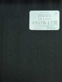 49578 Chambray Entrelacé En Soie Et Laine, Rayures Alternées Toutes Saisons[Textile] Kunishima Co., Ltd. Sous-photo