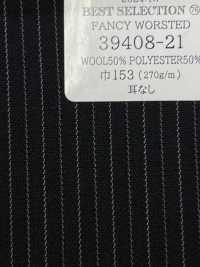 39408 Laine Peignée Fantaisie En Polyester Infroissable Pinhead[Textile] Kunishima Co., Ltd. Sous-photo