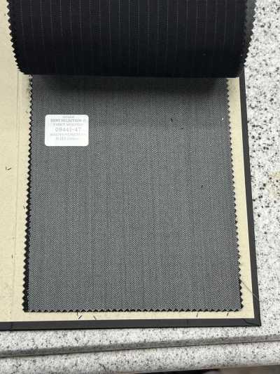 FANCY WORSTED Laine Polyester Infroissable à Chevrons