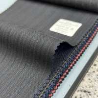 56455-14 25SS MEILLEURE SÉLECTION [N-STRETCH] N-Stretch Noir Rayures Alternées[Textile] Kunishima Co., Ltd. Sous-photo