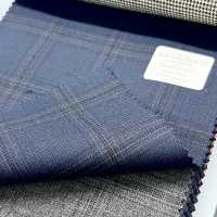 56458-25 MEILLEURE SÉLECTION 25SS [N-STRETCH] N-STRETCH Bleu Marine Foncé à Carreaux[Textile] Kunishima Co., Ltd. Sous-photo