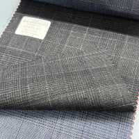 46435-67 MEILLEURE SÉLECTION 25SS [N-STRETCH] N-Stretch Tartan à Carreaux Gris Foncé[Textile] Kunishima Co., Ltd. Sous-photo