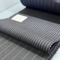 36932-26 25SS MEILLEURE SÉLECTION [FANCY WORSTED] Fancy Worsted Rayures Bleu Marine Foncé[Textile] Kunishima Co., Ltd. Sous-photo