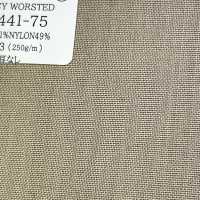 46441-75 25SS MEILLEURE SÉLECTION [FANCY WORSTED] Fancy Worsted Sans Motif Beige[Textile] Kunishima Co., Ltd. Sous-photo