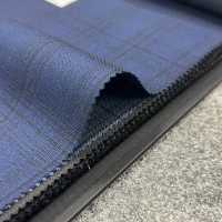 46552-44 25SS HERDREX [PROLIDO] Carreaux Tartan Bleus Prolido[Textile] Kunishima Co., Ltd. Sous-photo