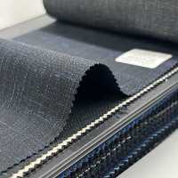 46553-28 25SSHERDREX [WOOL&LINEN] Laine Et Lin, Bleu Marine, Entrelacés[Textile] Kunishima Co., Ltd. Sous-photo