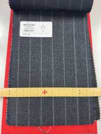 2MN3391 25SS MIYUKI Textile GINZA Rayures Gris Anthracite Ciel Miyuki Keori (Miyuki) Sous-photo