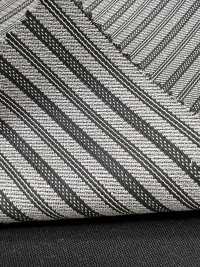 896S4613 NIKKE NIKKE Rayures Noires 140 % Fil + Soie[Textile] NIKKE Sous-photo