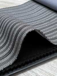 896S4613 NIKKE NIKKE Rayures Noires 140 % Fil + Soie[Textile] NIKKE Sous-photo