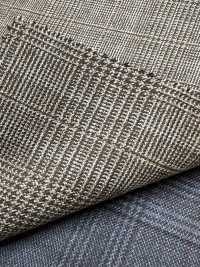 896M2324-795 Fil NIKKE TRAVEL Brown Check 120 Fils[Textile] NIKKE Sous-photo