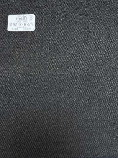 59540-88 26AW HERDREX [MOKUORI] Laine sergé Kersey Mokuori marron foncé anti-odeurs