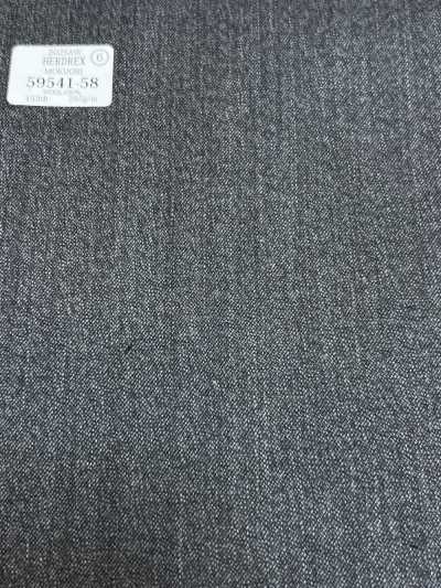 59541-58 26AW HERDREX [MOKUORI] Sergé gris Mokuori en laine anti-odeurs